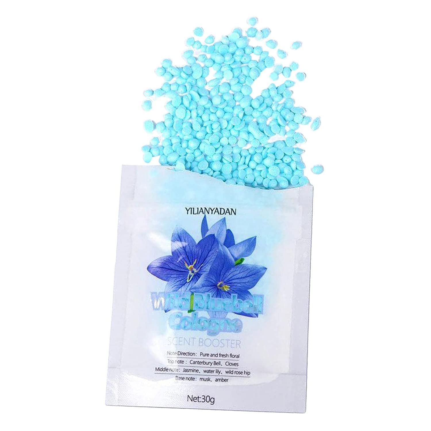 Laundry Fragrance Booster Scent Beads/Fragrance Beads Laundry Softener Washing Machine/Clean Detergent Use Perfume Care Wearing Diffuser Clothes (Blue)