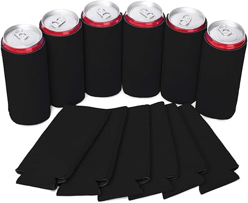 Miniatura 1 de 12 enfriadores de latas delgadas, 12 onzas, a granel, plegables, fundas de sublimación personalizadas para bodas, despedidas de soltera