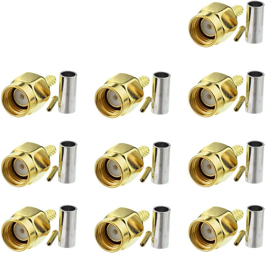 YILIANDUO SMA Verlängerungskabel 5M + Adapter Set - WLAN Antennenkabel Für Router