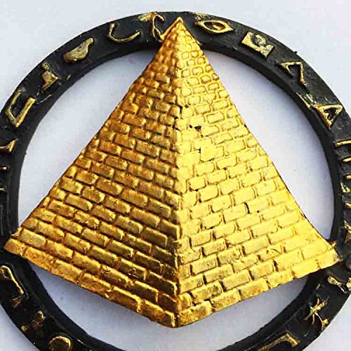 Magnete Da Frigorifero 3D – Piramide D'Egitto – Souvenir Da Viaggio, Fatto A Mano, 6,76 Cm