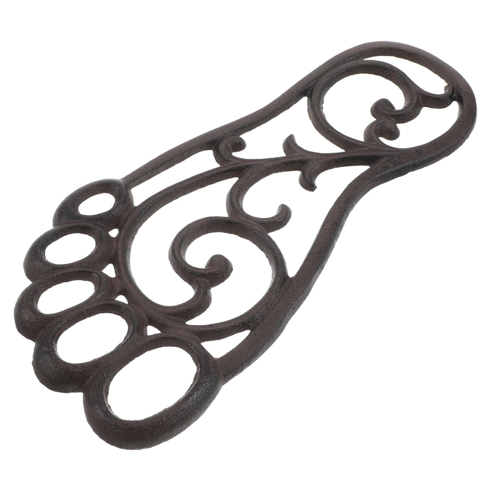 Tapis extérieur fonte anti-saleté et paillasson rustique pour allée de jardin