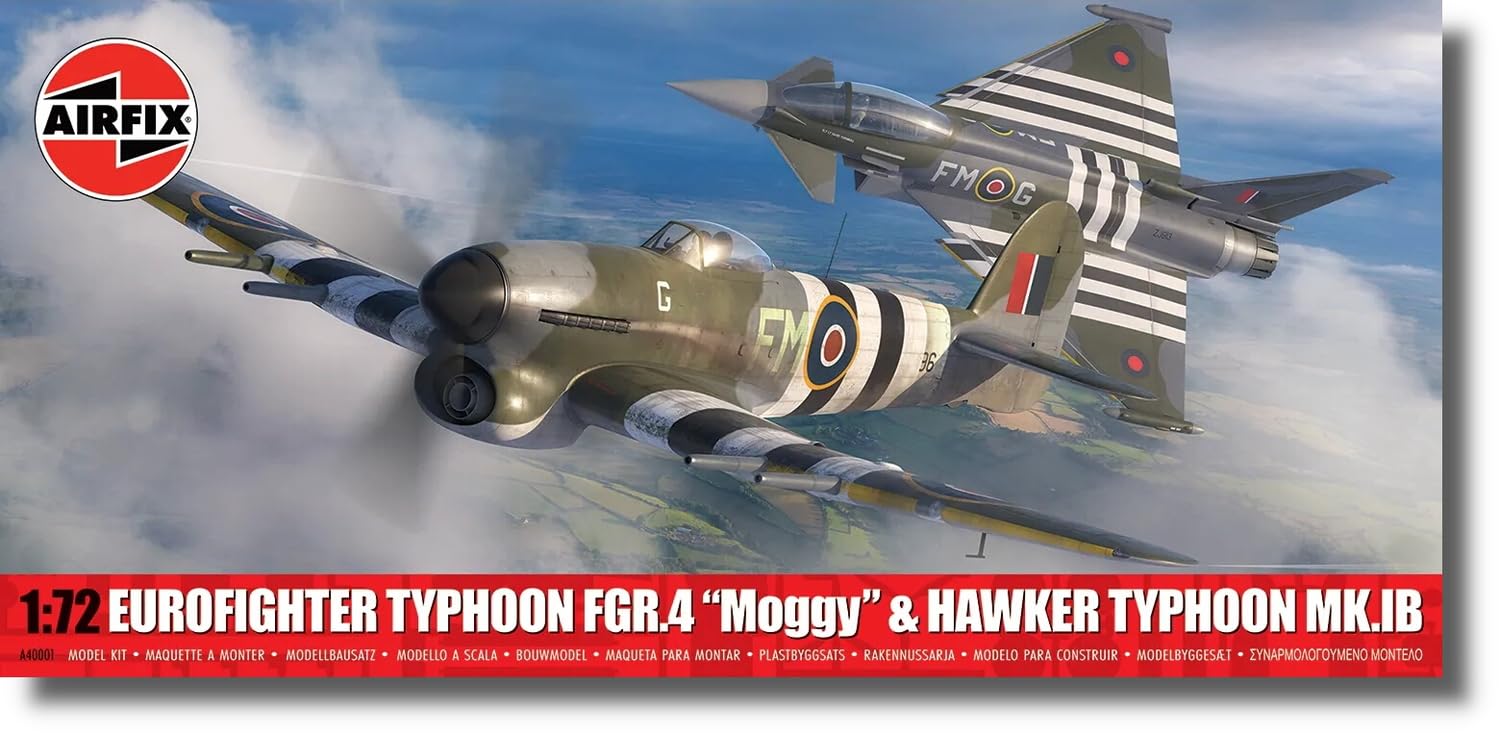 1/72 EUROFIGHTER TYPHOON FGR.4 (FMOG) / HAWKER TYPHOON MK.IB PLASTIC KIT A40001