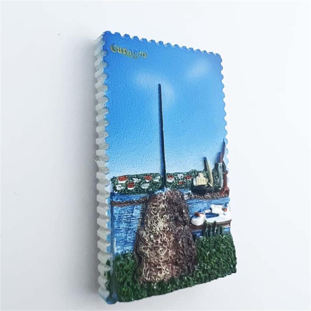 Curacao frigorifero magnete viaggio adesivo, 3D famosi souvenir turistici, resina Curacao magnete frigorifero, casa e cucina decorazione dalla Cina