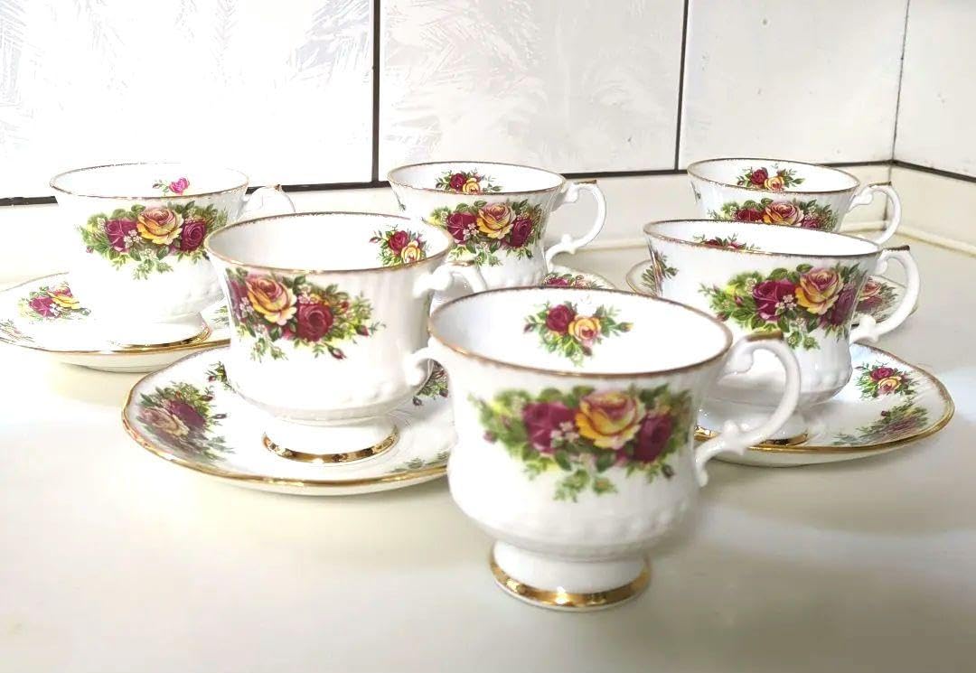 Amazon.co.jp: elizabethanカップソーサー 5脚セット イギリス製 