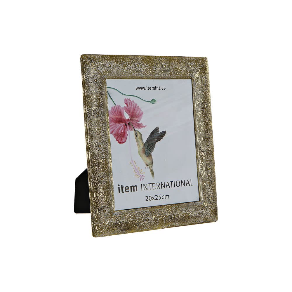 DKD Home Decor Metal Glass Photo Frame (28.5 x 2 x 33.5 cm) (Reference: S3021404)