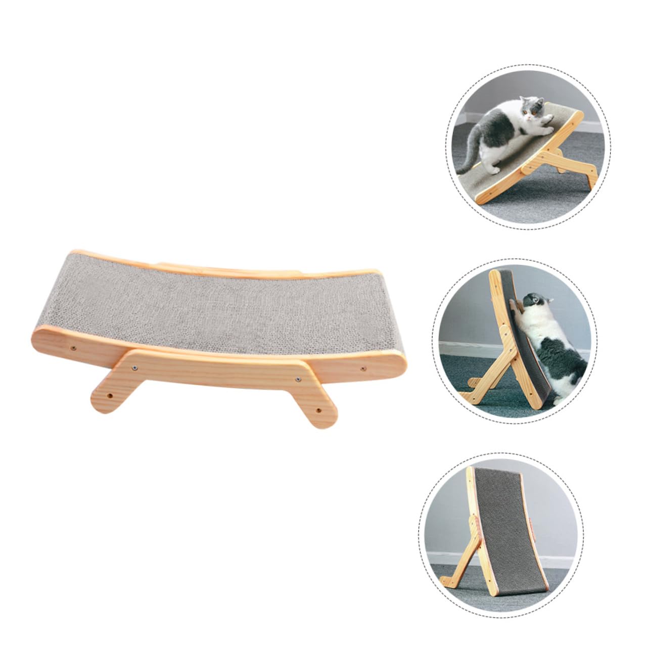 Rascador de Cartón para Felinos Almohadilla para Pulir Uñas de Felinos Estilo Decorativo Protege Muebles y Entretiene Apto para Uso Doméstico