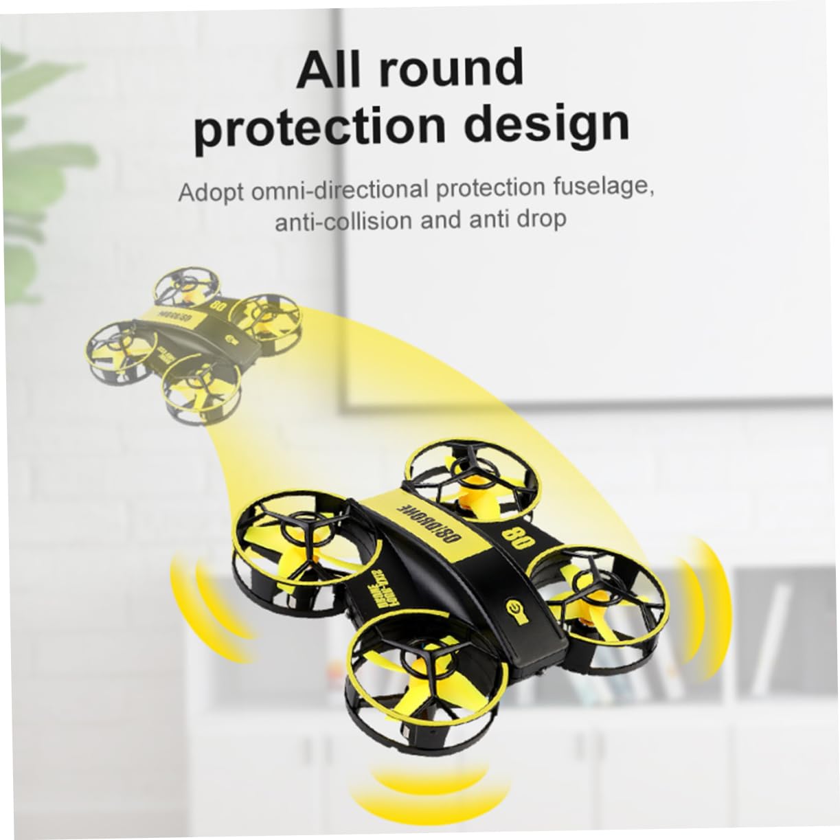 ibasenice Mini Quadcopter Elicottero Remote Control Con Design Compatto e Leggero Automatico e Stabilizzato e Facile Da Usare e Sicuro