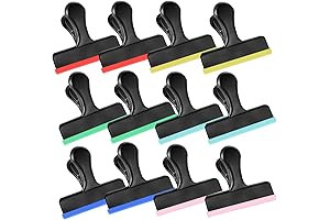Yo No Clips: Stainless Steel Chip Bag Clips with Silicone Covers