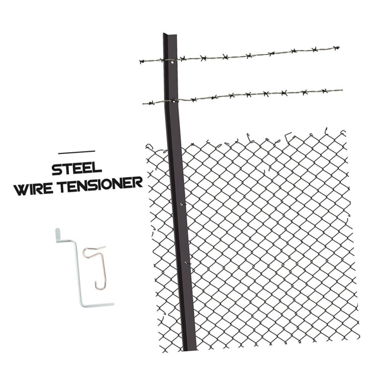 BESPORTBLE Tenditore per Recinzione in Acciaio Inossidabile, per Fili Metallici, Resistente All’usura, per Riparare e Mantenere la Recinzione,