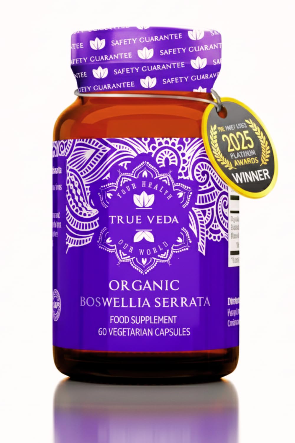 Organic Boswellia Serrata Capsules for Humans | 5:1 Indian Frankincense Extract with 75% Boswellic Acid | Soil Association Certified UK Supplement | 60 Vegan Boswellia Organic Capsules