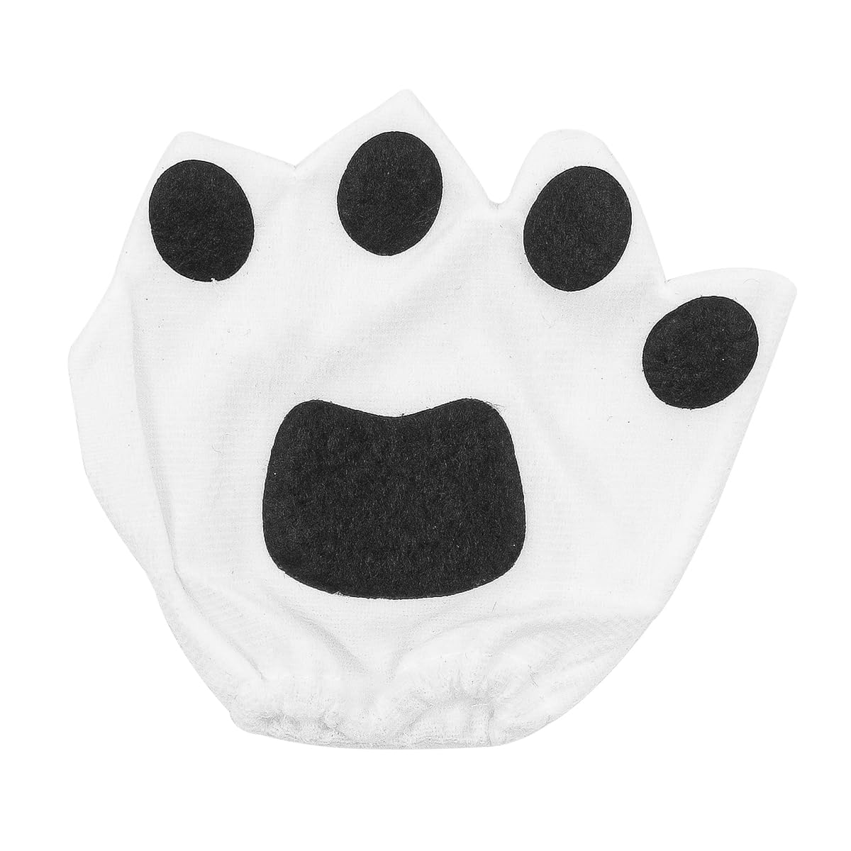 Sarini 5pcs Black And White Puppy Costume Set Dog Ears Headband Gloves Bow Tie Nose Tail Masquerade Dog Suitable For Boys Girls Role Play Party Halloween Costume - Image 4