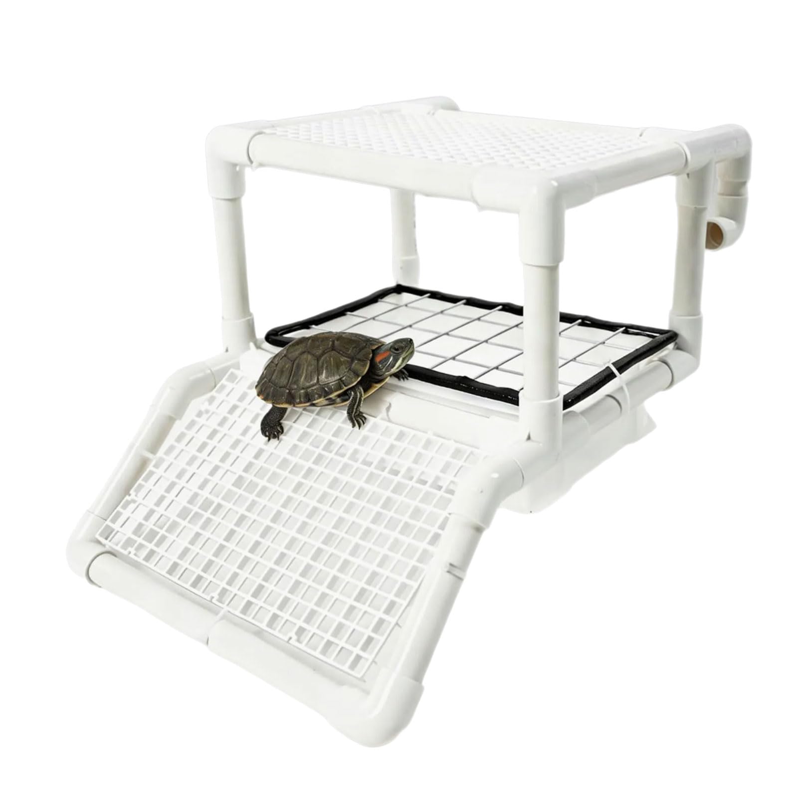 Robustes Schildkröten Sonnenbrett aus Kunststoff mit Anti Rutsch Beschichtung für Aquarien und Terrarien