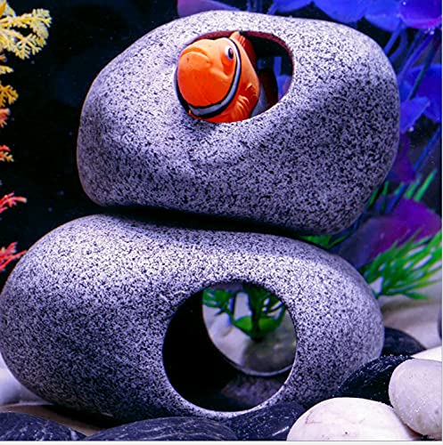 Amazon | NW 水槽 装飾 洞窟 水槽 装飾 岩洞 ベタ魚の隠れ家 エビ