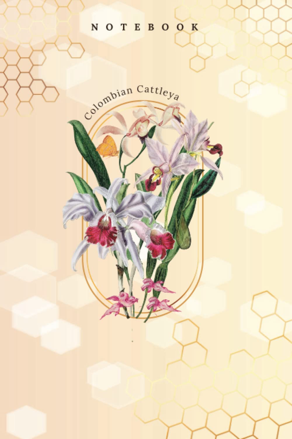 Colombian Cattleya Notebook: June Birth Month Flower"Colombian Cattleya " Personalized Notebook for Women, Birth Flower Month, postcard Birthday ... Mom, Dairy for Girls, Sublimation Notebook