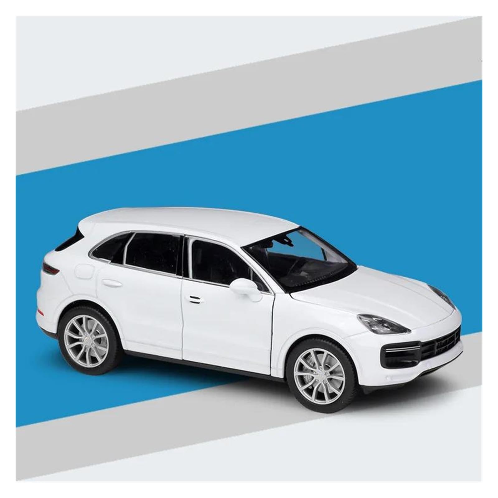 BANKOTO Diecast Car 1:24 For Cayenne For Turbo Metal Diecasts Model Vehicles Collectible Model(White)