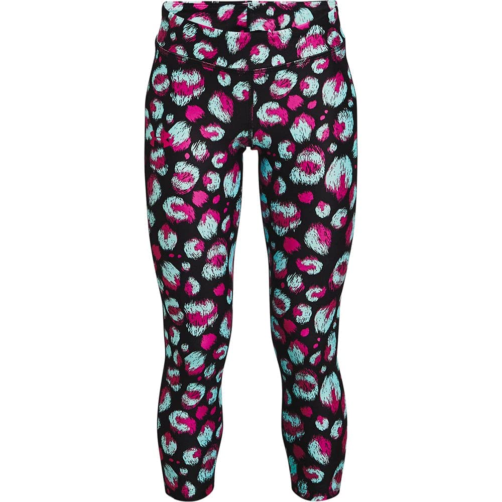 Under Armour - HeatGear Armour Printed Ankle Crop, Capri Bambine e Ragazze