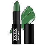 Go Ho Witch Green Cream-Blendable Stick,High Pigment Green Eye Black Face Body Paint,Hypoallergenic Camo Face Paint Stick,Safe Lipstick/Facepaint for Halloween SFX Makeup
