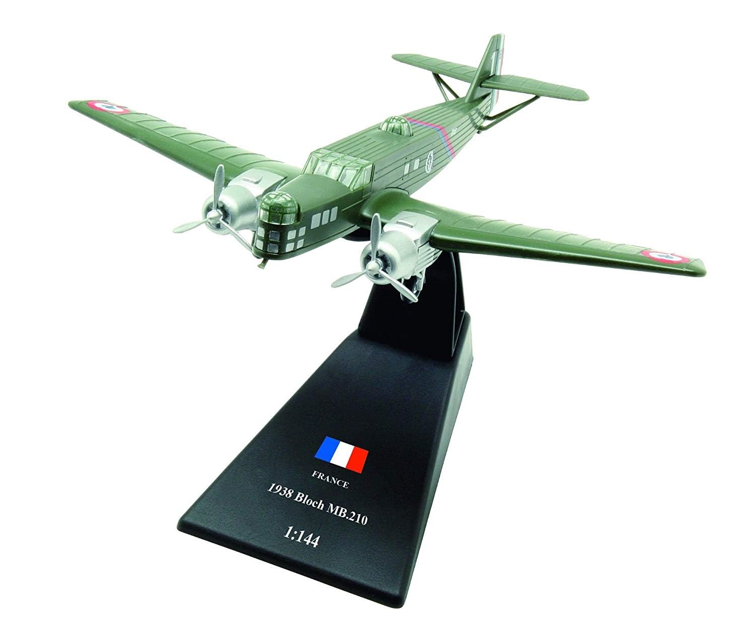 AirModels Bloch MB.210 Diecast Aircraft Model 1/144 Scale Plane Toy Collectable Gift