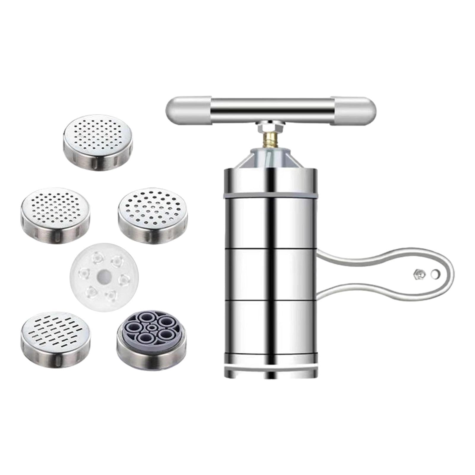 CALANDIS® Pasta Maker with Heads Noodle Press Machine for Kitchen Spaghetti Fettuccine with 6 Pasta Shapes | 1 Set Electric Pasta Maker-image-39