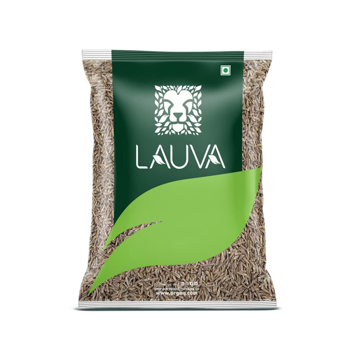 LAUVA Natural Jeera Whole I Cumin Seeds Whole I Safaid Jeera I Indian Spice - 500 Gram