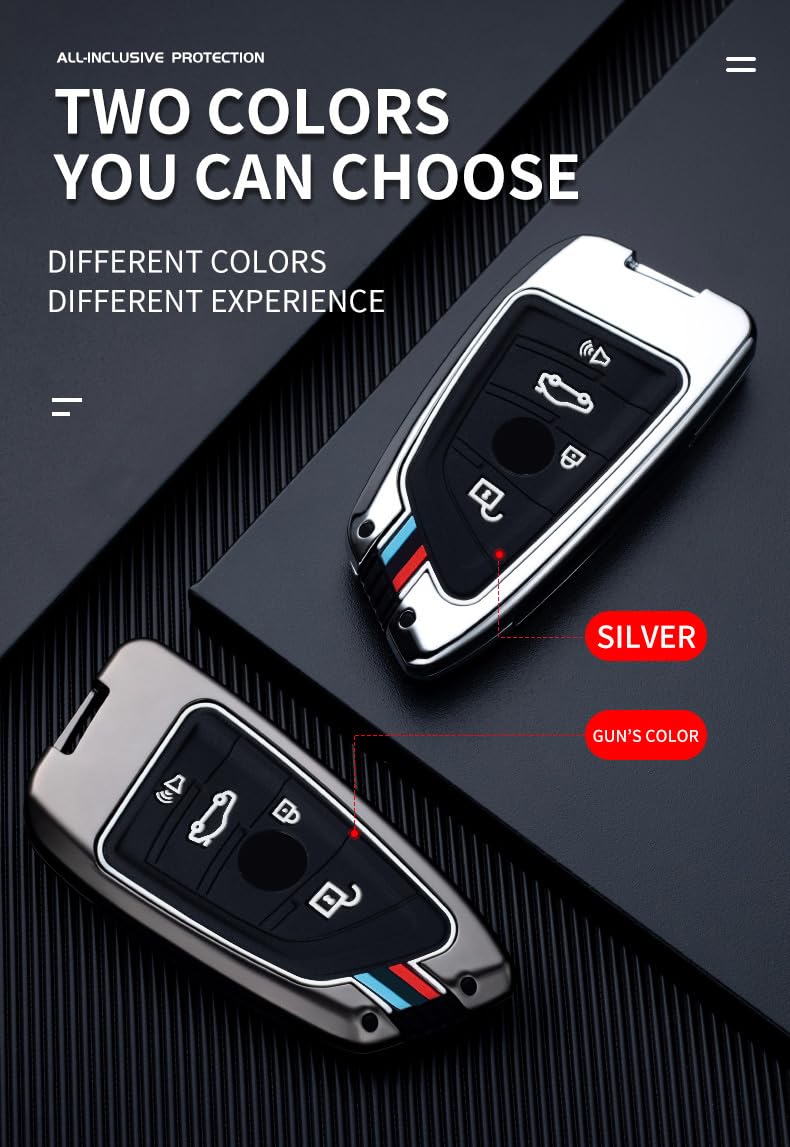 HIBEYO Custodia Intelligente per Chiave dell'auto, Adatta per BMW