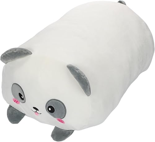 TemBe Bonita almohada de peluche de panda grande de 23.6 pulgadas, muy suave, juguete para abrazar, regalo para ropa de cama, almohada linda para
