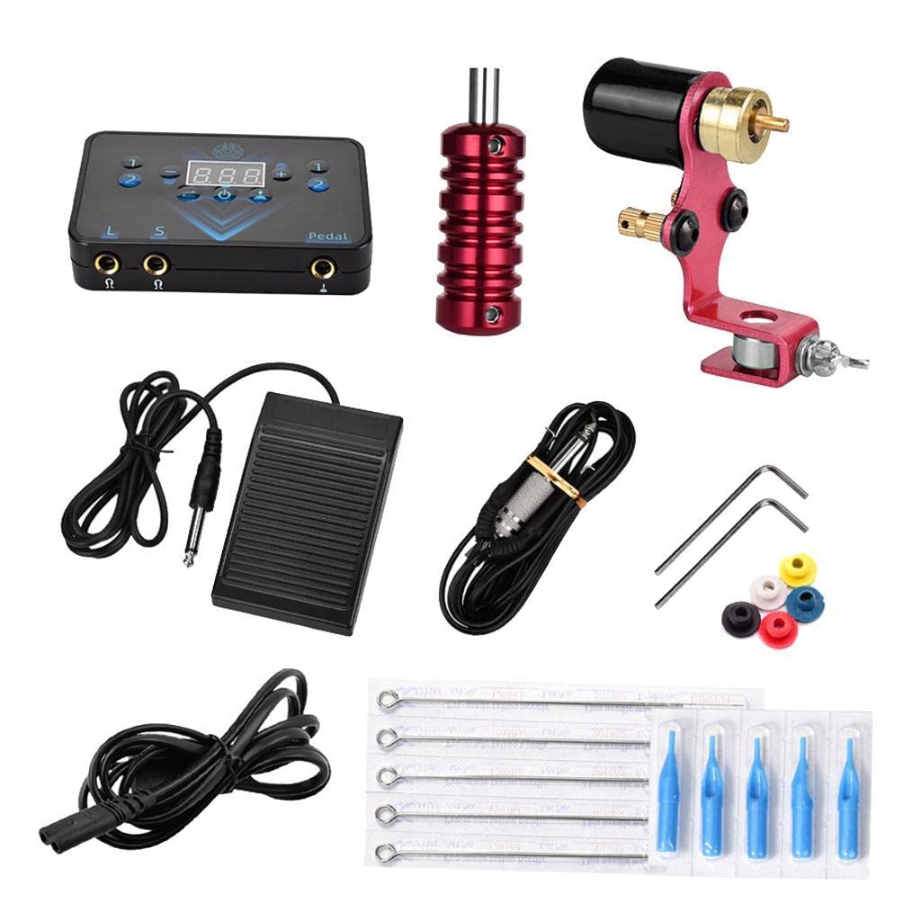 BNF®Complete Tattoo Kit Motor Pen Machine Liner Shader Power Supply Red|Health & Beauty | Tattoos & Body Art | Tattoo Complete Kits|1x Power Supply-image-21