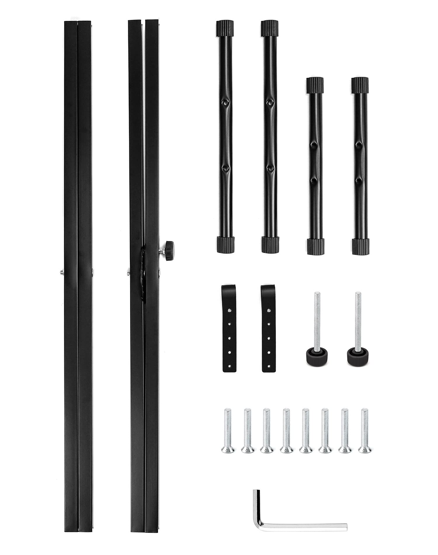QWORK® soporte teclado piano , estructura X, 7 niveles ajustables