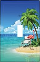 Vista 118 de Cubierta de Interruptor de Luz de Estilo Boho Vintage de los 70 Sol Arcoíris Champiñón Floral Rocker Individual 1 Gang Cubierta de Enchufe