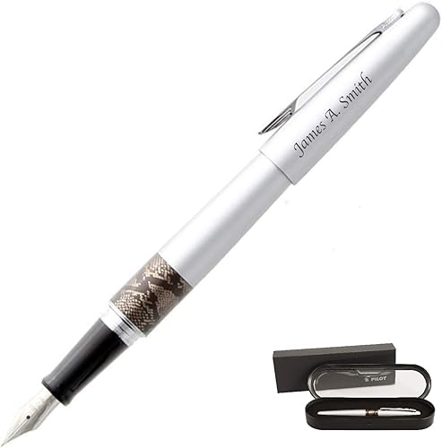 Grabadopersonalizado Pilot Metropolitan colección animal, Pitón plateado