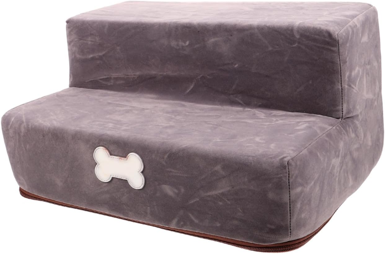 Pet Ramp Ladder Dog Stairs for Bed Cat Stair Steps Easy to Use for Small Dogs Random Style