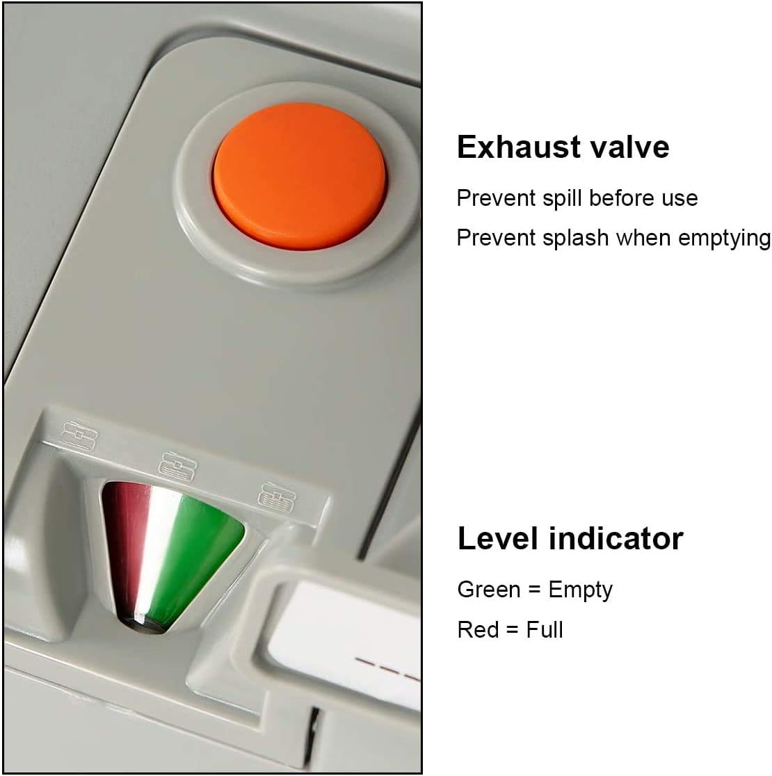 Suреr Brаndѕ HAPPYGRILL Portable Toilet Outdoor Mini Toilet with Piston Pump Flush for Camping Boating Traveling