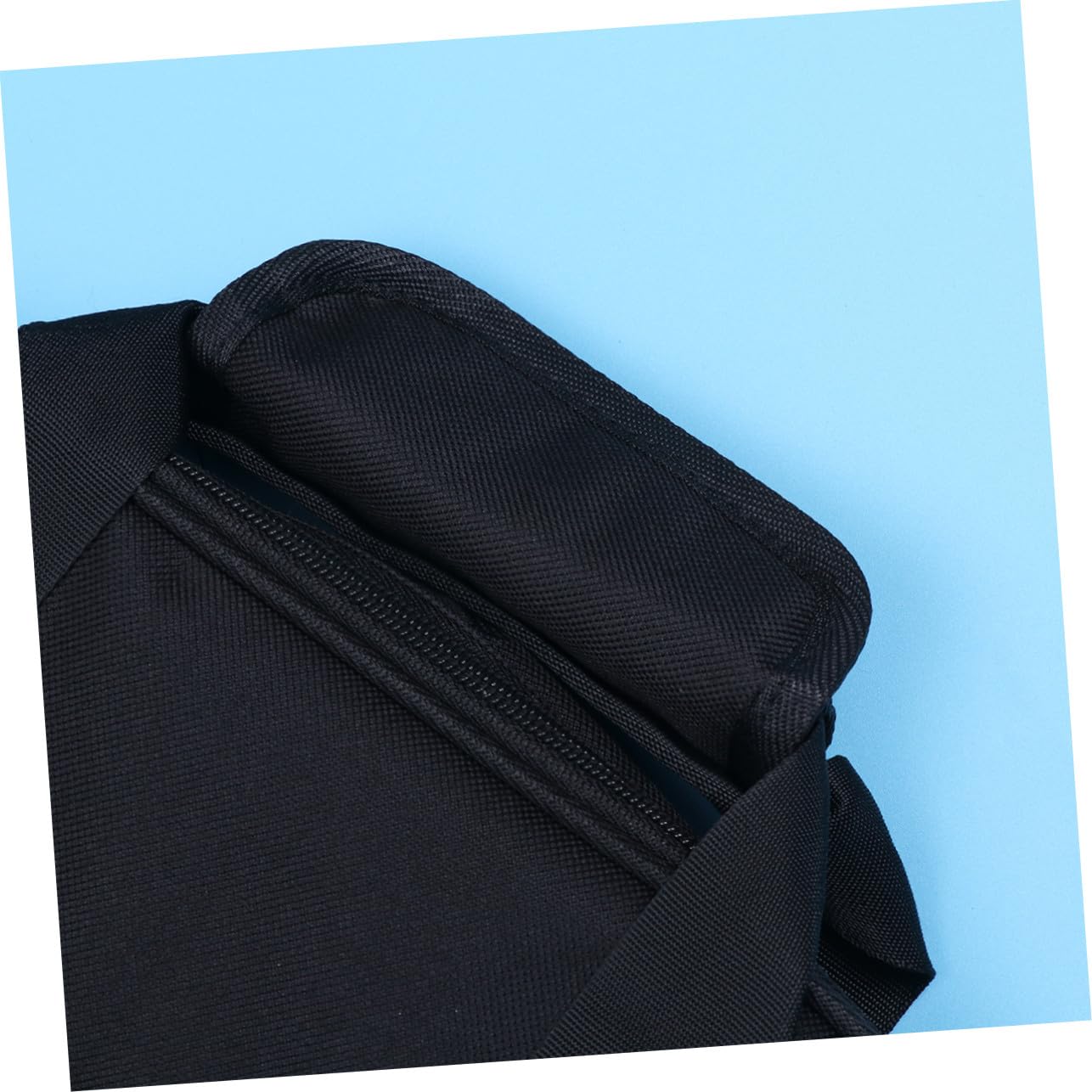 Toddmomy 1pezzi Borsa Portatile per Bacchette Batteria Acero Misura Custodia Bacchette Maniglia Trasporto per Accessori Strumenti Percussione