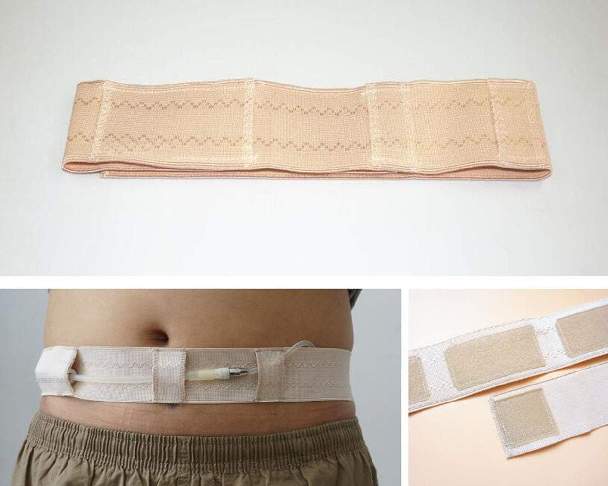 G-Tube Holder, Abdominal Feeding Tubes Protective Belt for Men and Women, Pure Cotton Breathable,Children
