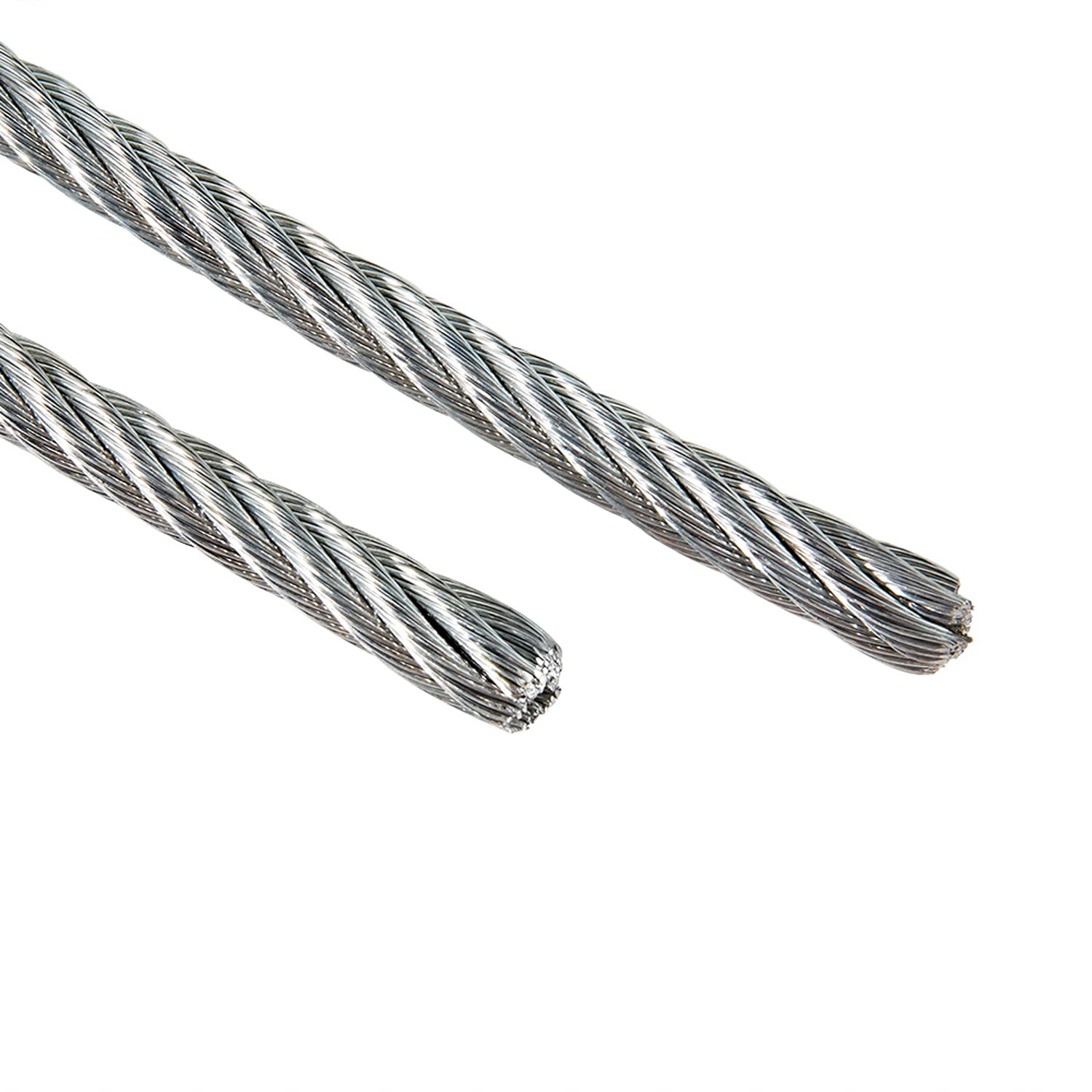 PK 3mm Dia. 10 Mtrs Length Stainless Steel Wire Rope Cable for Hoisting — Amazon image 3