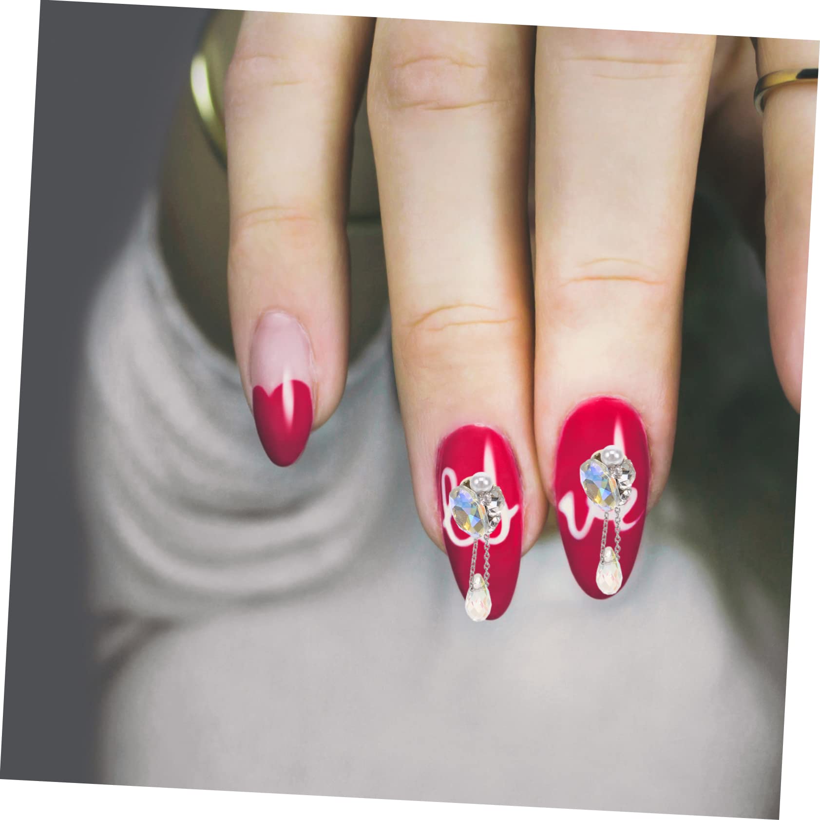 PACKOVE 25pezzi Ciondoli Per Nail Art Strass Decorazioni Unghie Adorabili e Uniche Accessori Per Unghie Fai Te Per Donne e Saloni Di Bellezza
