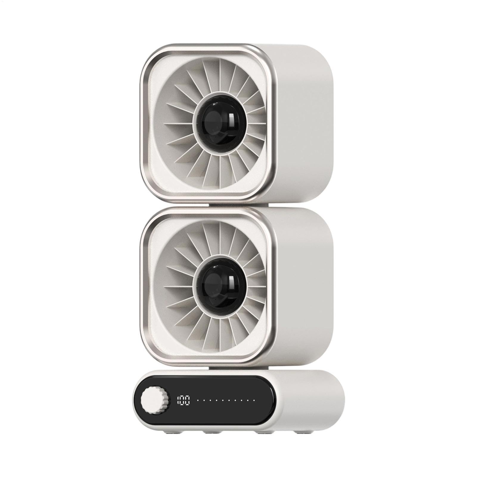 Ventilateur oscillant à 100 vitesses et affichage numérique pour un flux d'air continu
