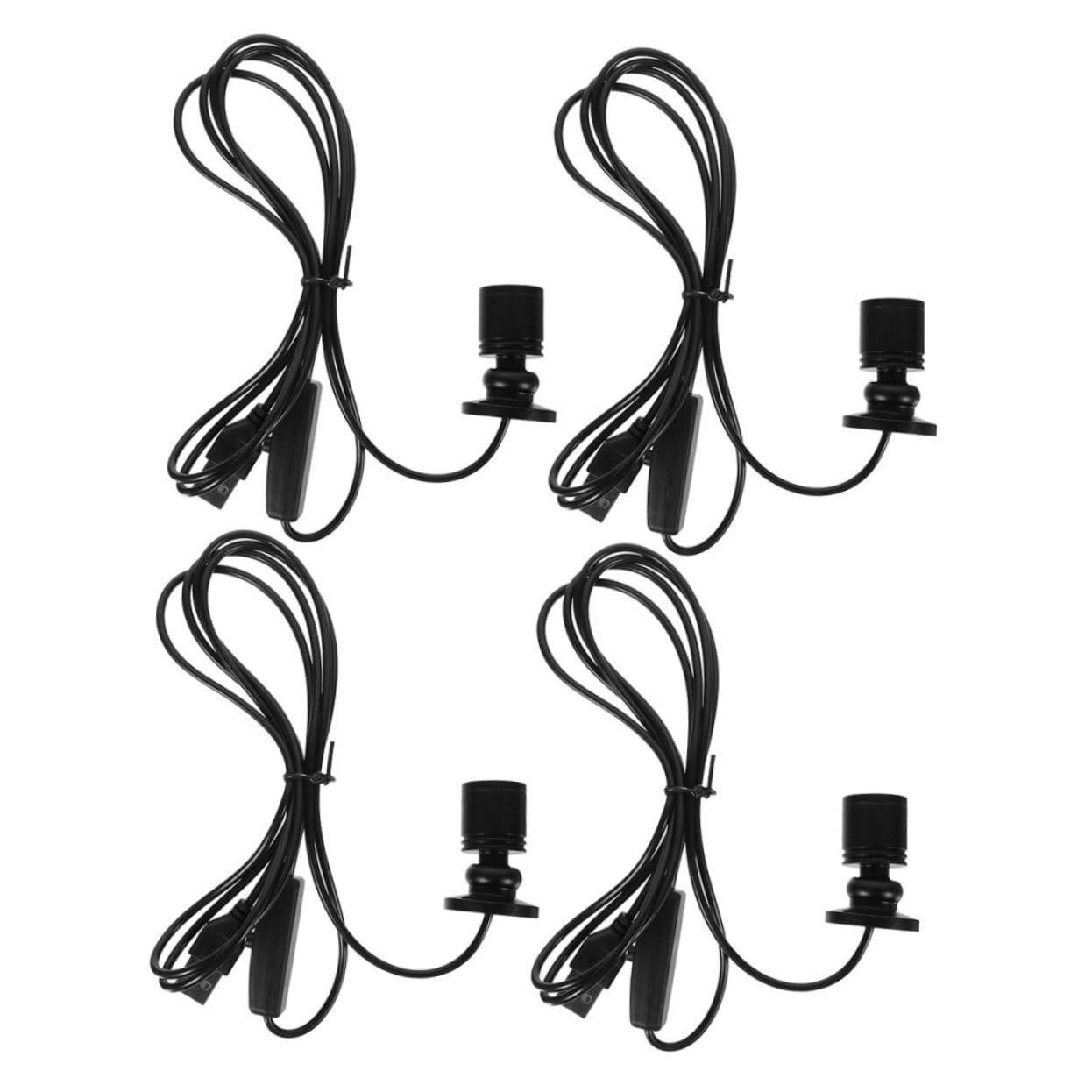 DOITOOL 4pcs Mini Spotlight Dimmable Accent Lighting for Jewelry Cabinets Showcase Displays and Porches Compact Portable and Powered with Built Switch Warm Light