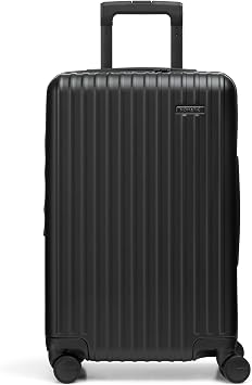 NOMATIC METHOD Roller Luggage METHOD Carry-On Luggage Perfect for 3-5 Day Trips, Hard Case Luggage for Men and Women Black
