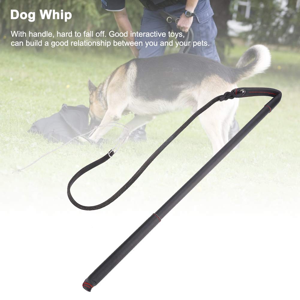 Martinet pour Chien, Fouet Cuir Grand Fouet de Dressage pour Chiens de Taille Moyenne en Peau de Vache, Fouet pour Chien, pour Le Dressage de Chiens