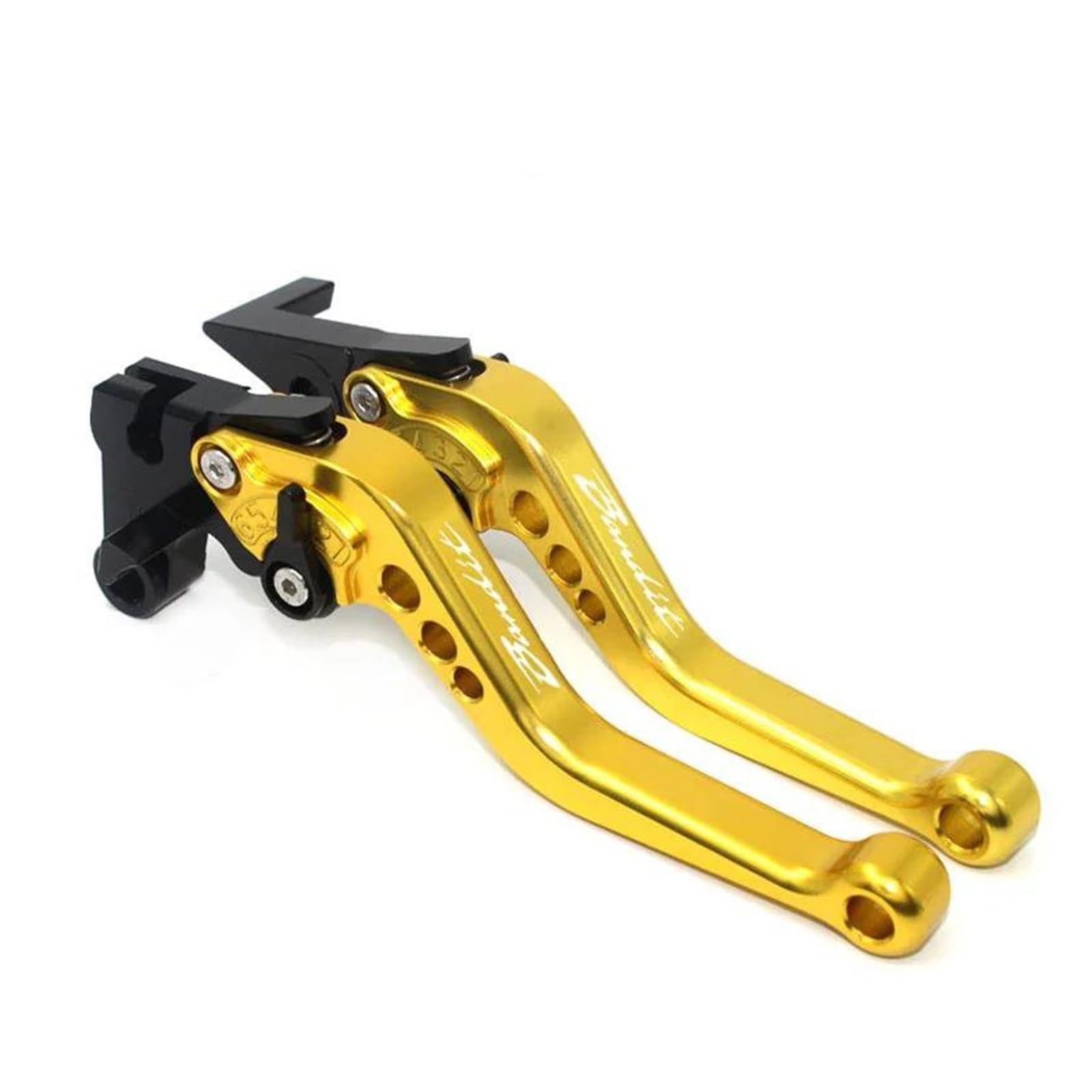 Short Brake Clutch Levers For SUZUKI GSF650 BANDIT GSF1250 2007-2015(Gold)