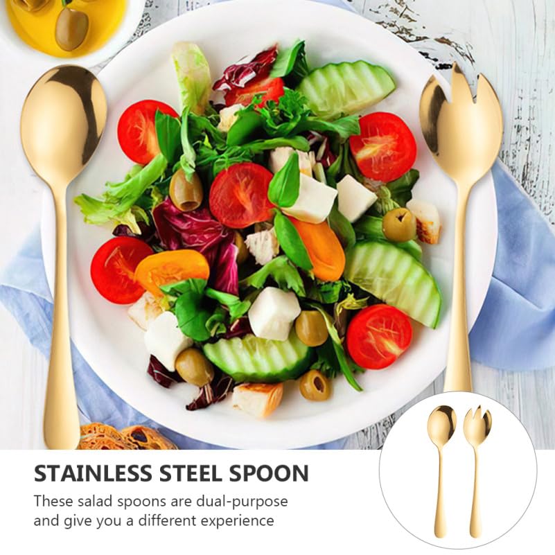 Consejos para Comprar Cubiertos para servir ensalada Top 5. 27 Cubiertos para servir ensalada marca Amosfun (3)