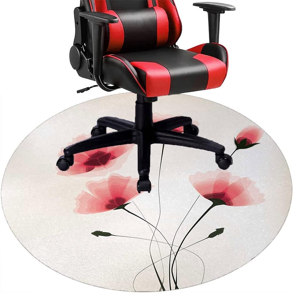 Hardwood Floor Desk Chair Mat, Protects Hardwood Floor