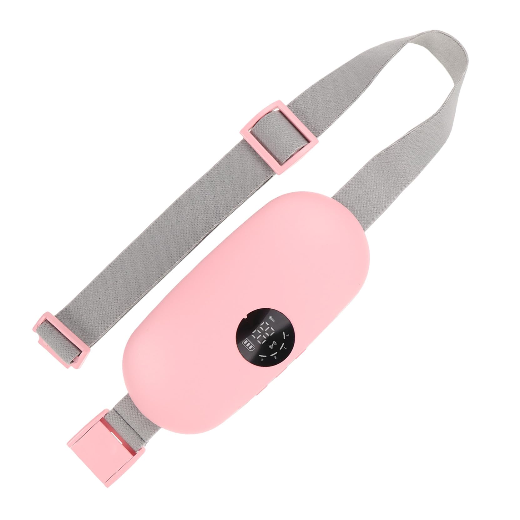 Calentador Portátil Material de Silicona y Abs Masajeador Uterino con Tecnología de Calentamiento Rápido Diseño Ligero y Delgado para Aliviar el Menstrual en Abdomen y Espalda