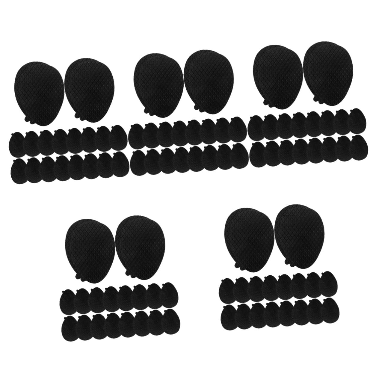 Didiseaon 50pares Almohadillas Antideslizantes Para Tacones Heel Pads De Gel Para Zapatos Protección y Estabilidad El Talón Instalación y