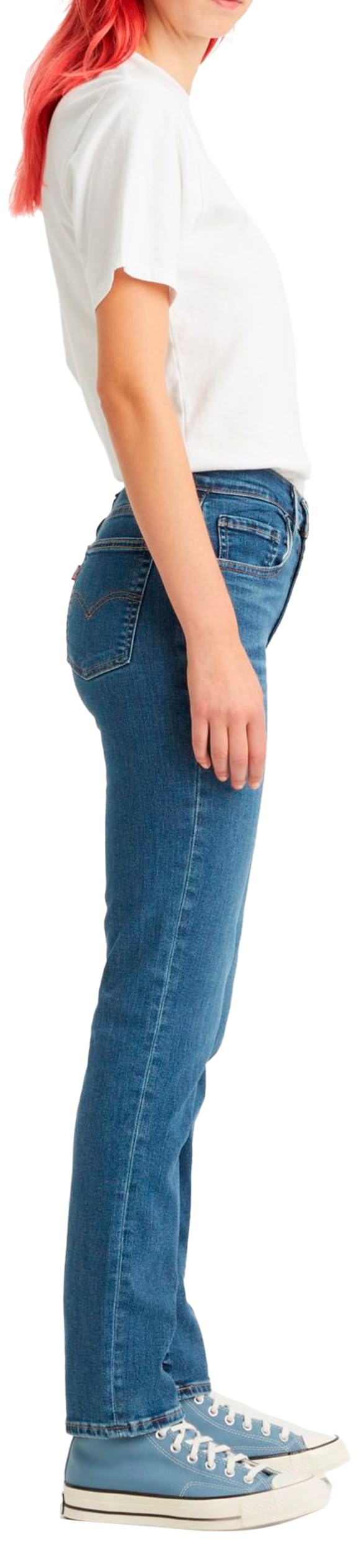 Levi's Damen 724 High Rise Straight Jean, Blue Wave Mid, 25W / 30L – Ansicht 9