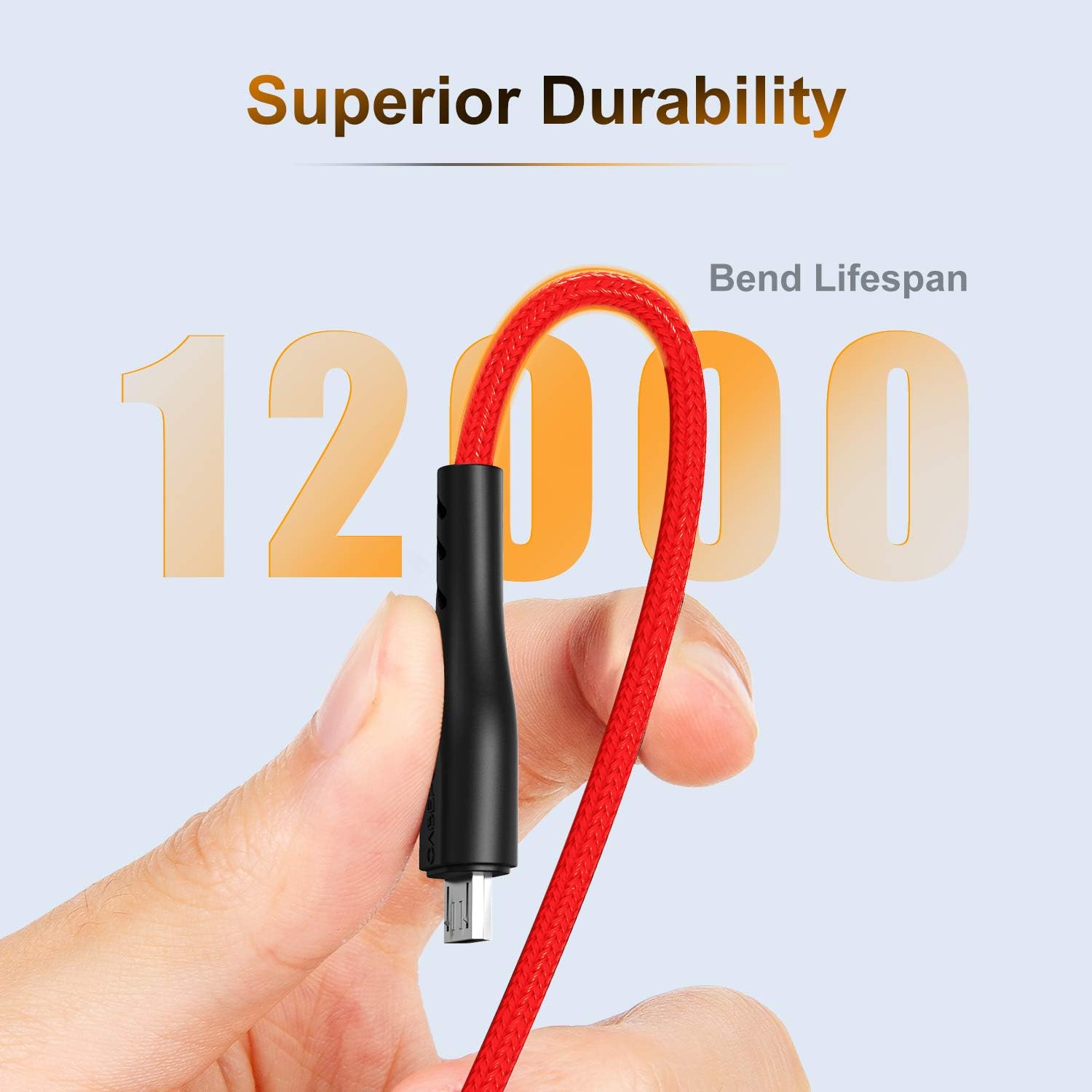 Fеаturеd Prоduсt Micro USB Cable Braided 10ft 10ft 6ft 6ft, Android Charging Cable Fast Phone Charger Cord with Extra Long Length Nylon Braided Compatible with PS4,Samsung Galaxy S7 Edge/S7/S6,Note 5 4,LG(4pack) Crаzу Clеаrаnсе Micro USB Cable Braided 10ft 10ft 6ft 6ft, Android Charging Cable Fast Phone Charger Cord with Extra Long Length Nylon Braided Compatible with PS4,Samsung Galaxy S7 Edge/S7/S6,Note 5 4,LG(4pack)