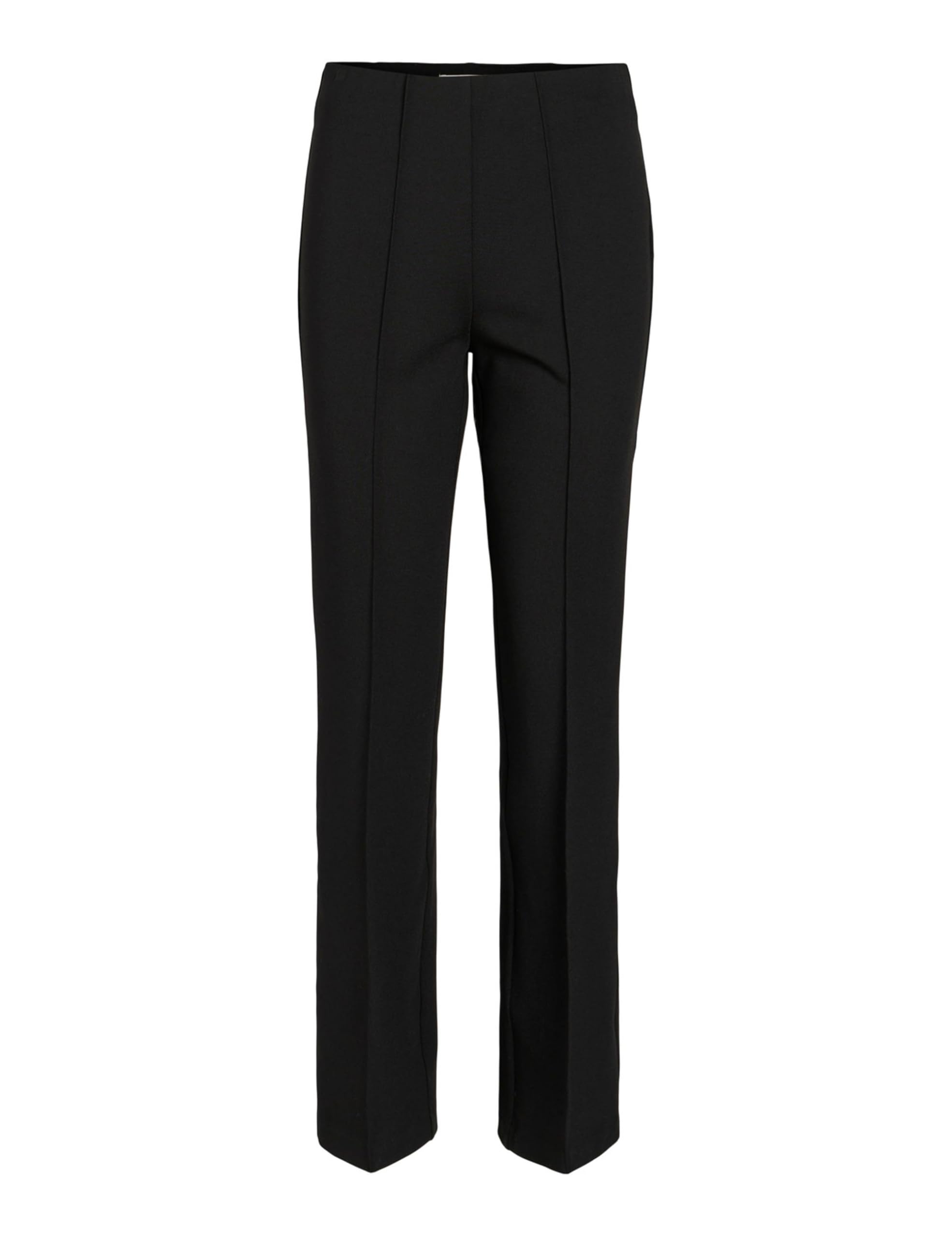 Vila Women's Vibillie Hw Pants-Noos, Black Beauty, S