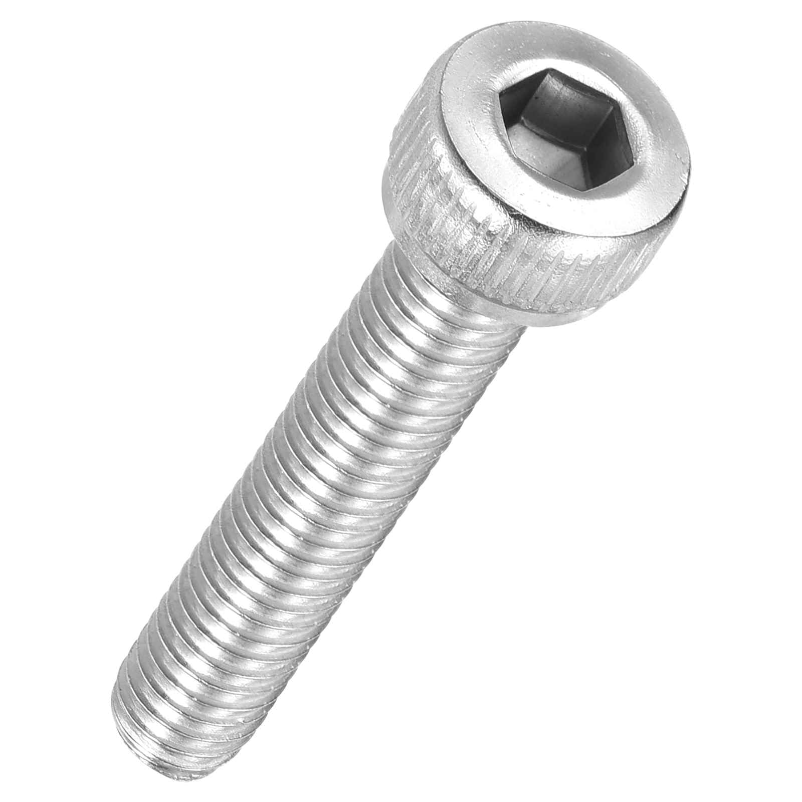 Kozelo 1pcs Socket Head Cap Screws - [M4-0.7 x 25mm] 304 Stainless Steel Allen Socket Drive for Electrical Motor 3D Printing Fan Engine Replacement Use, Silver — image 1