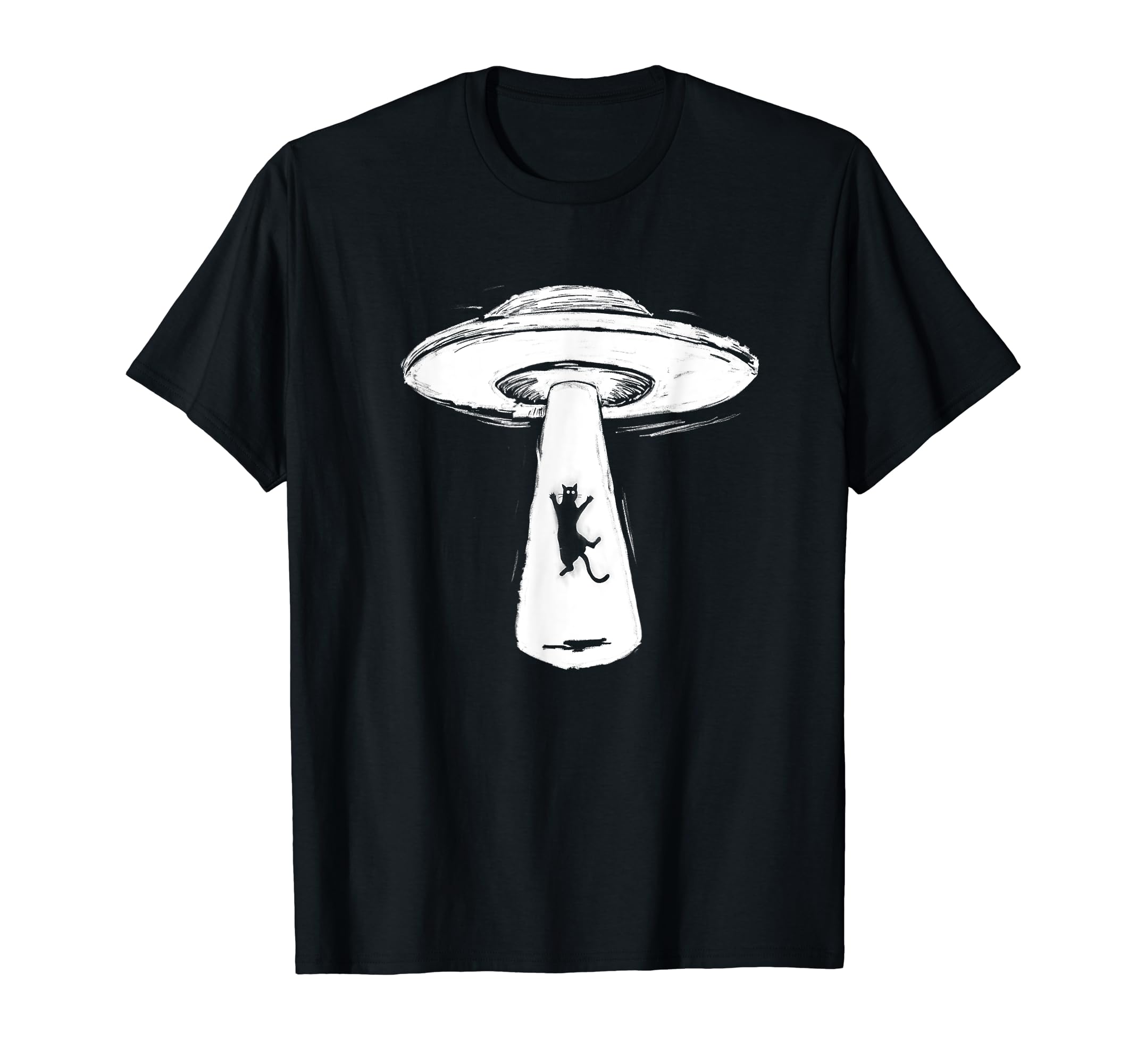 Cat Abduction UFO T-Shirt